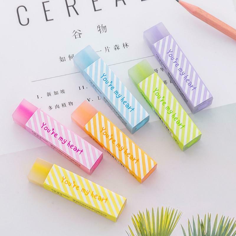 Novelty Jelly Eraser Colored Eraser Rectangular Eraser Safe Eco-friendly Durable
