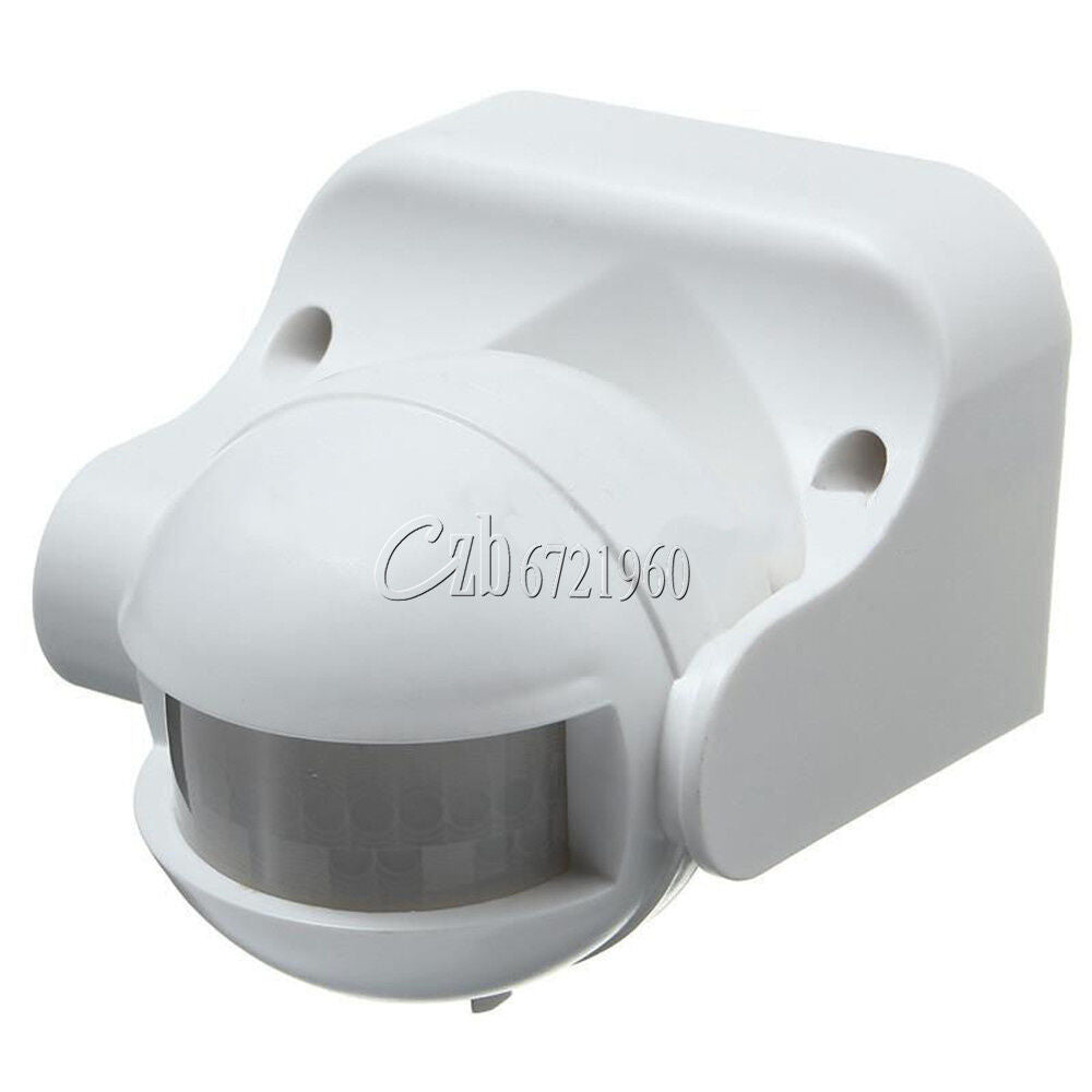 Outdoor 180 Degree PIR Motion Movement Security Sensor Detector Switch 12 Meter