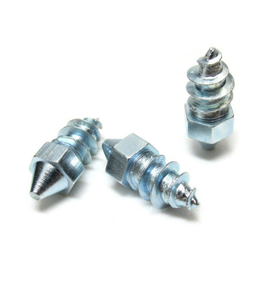 50Pcs Steel Winter Car Wheel Tire Snow Nail Spike Anti-Slip Screws Studs 20.5mm