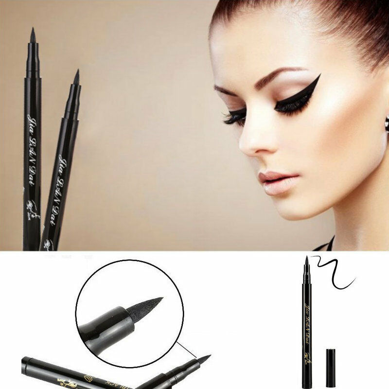 US Black Waterproof Eyeliner Liquid Eye Liner Pen Pencil Beauty Makeup Cosmetic~