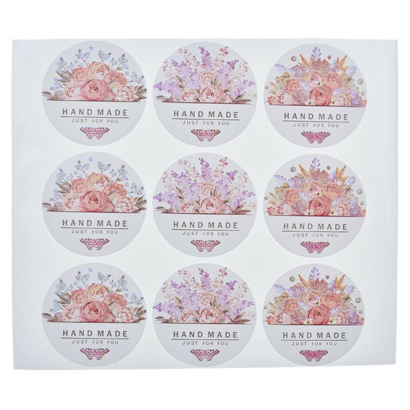 DIY HAND MADE Flower Save The Date Hand Made DIY Package Stickers for Women Men