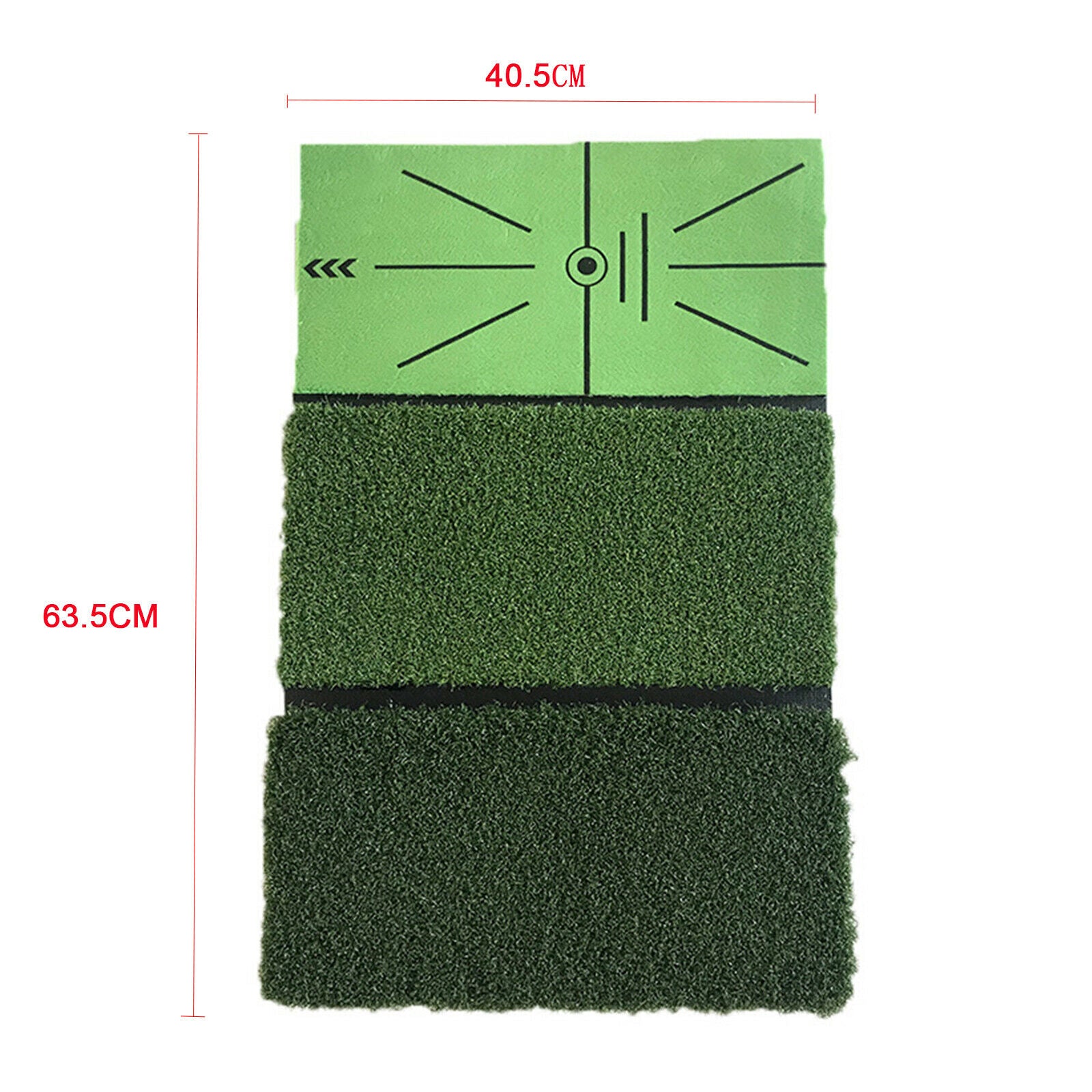 Tri-Turf Golf Hitting Mat Foldable Artificial Lawn Turf Chipping Mats for