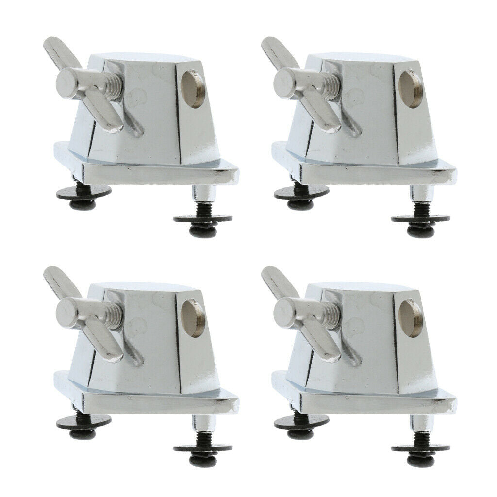 4x Tom Drum Bracket Holder Percussion Musical Repair Accessories Alloy 7x5cm
