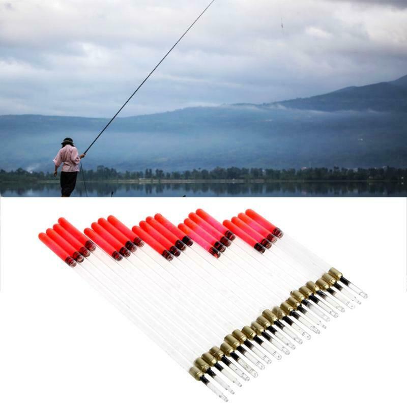 Clear Waggler Fishing Floats Floating Stem Tubes Kits Tackle Accessories Set New