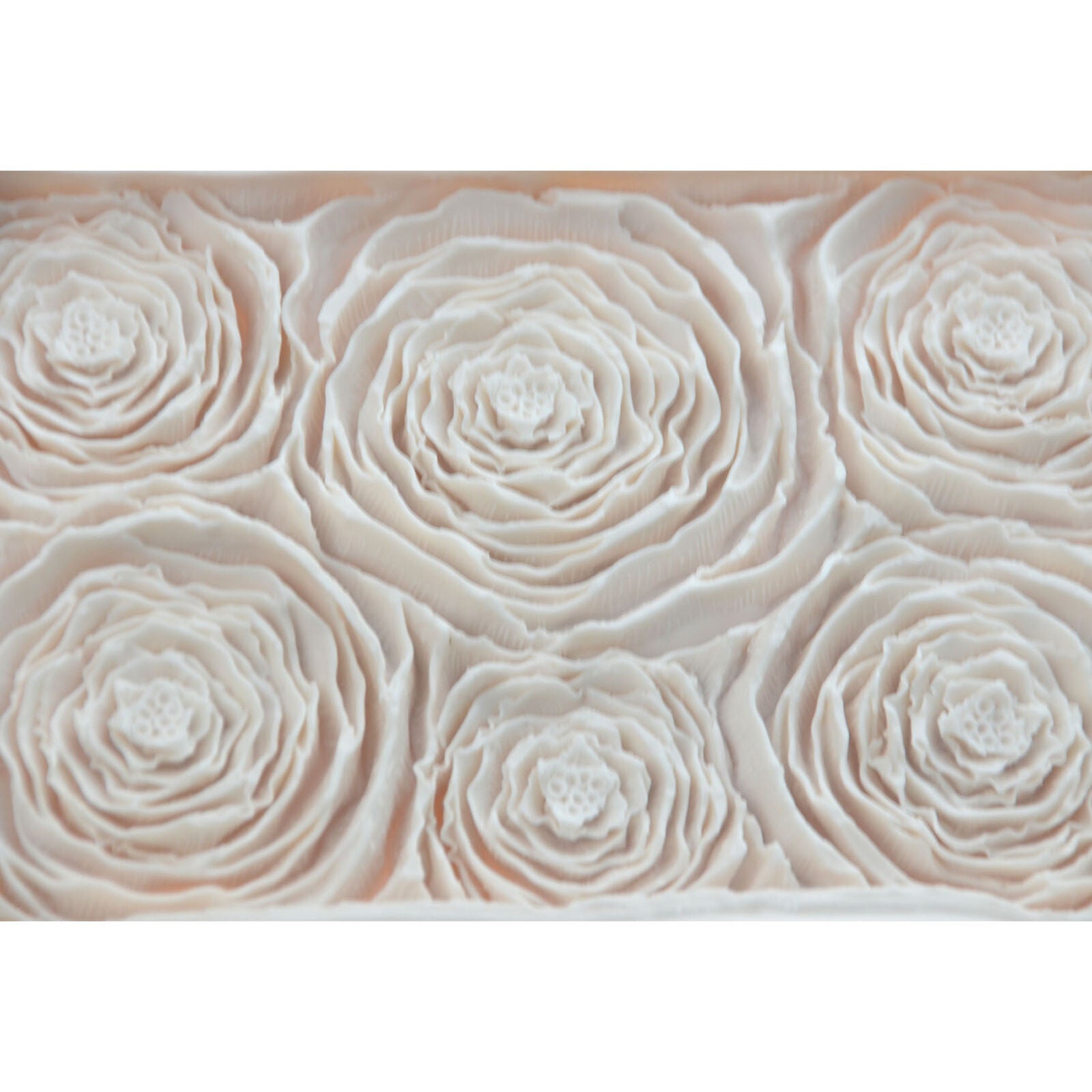 Rosette Ruffle Simpress Silicone Mold Leaf Flower Rose Fondant Sugarcraft Mould
