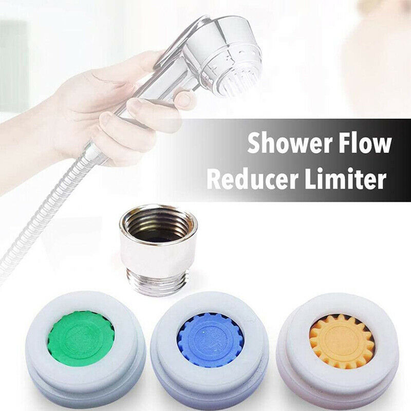 Shower Flow Reducer Limiter Water Saving Shower Taps Bathroom Accessor qwSJCA