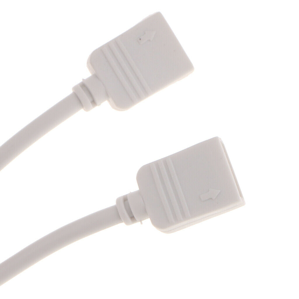 Pack of 2 4-pin Extension Cable Extended Line Wire Connector for 5050 3528 LED