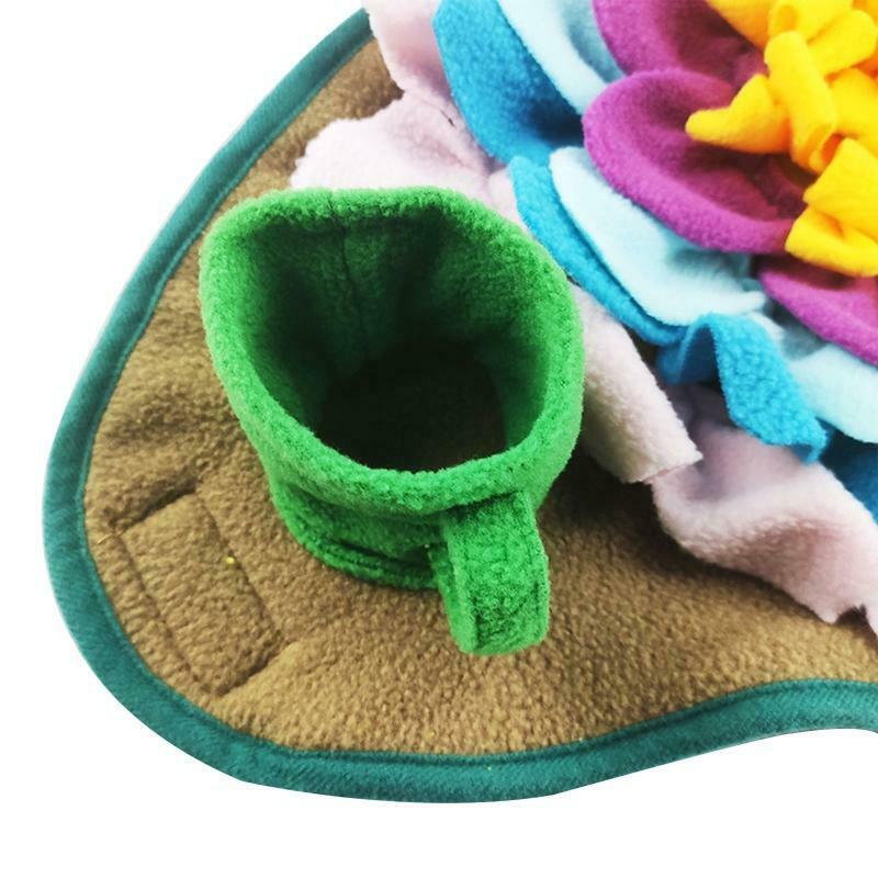 50x50cm Pet Dog Snuffle Mat Nose Smell Training Sniffing Pad Slow Feeding Bowl