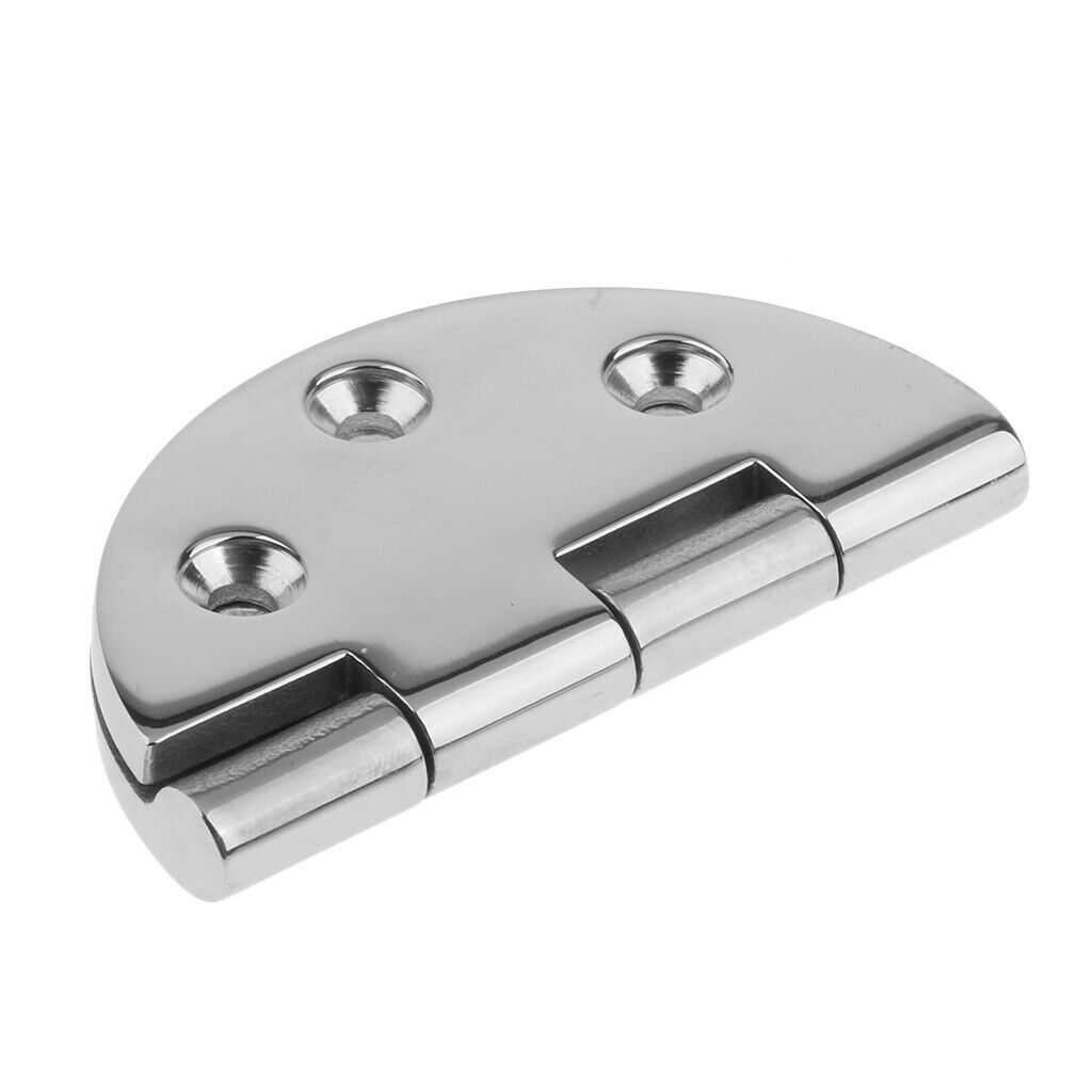 Stainless Steel 316 G Round Hinge Marine Boat Caravan Hinge 68mm Diameter