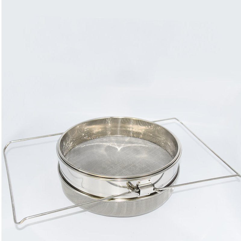 Stainless Steel Bee Fine Filter Double-Layer Beekeeper Filter Retractable Length