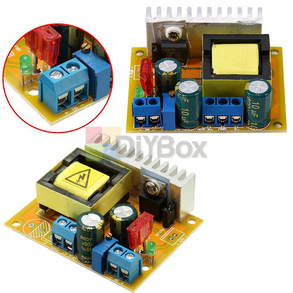 Step-up Module ZVS DC-DC 8-32V to ±45V-390V High Voltage Capacitor Charge Board