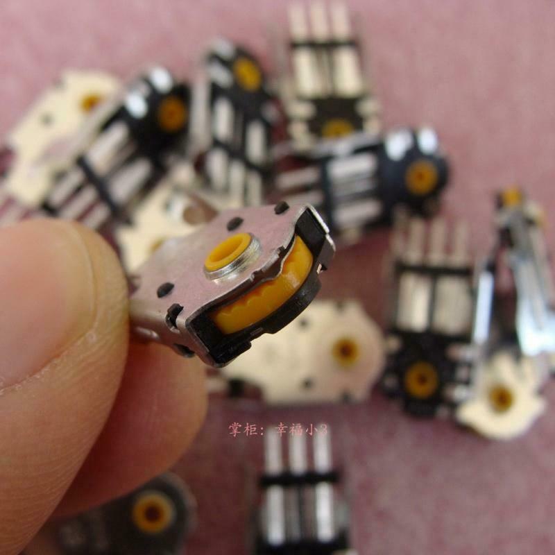 2Pcs TTC 8mm Mouse Encoder Mouse Wheel Decoder Yellow Core 48 Million Lifetime