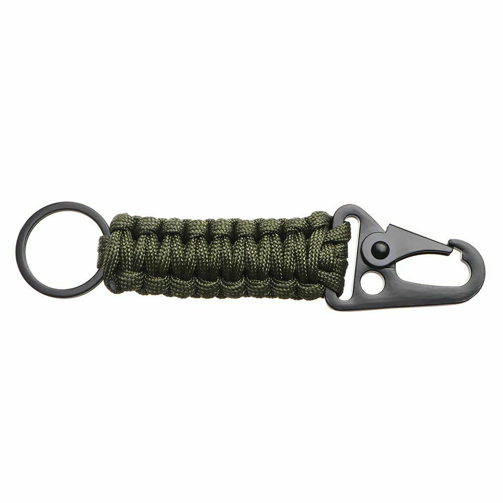 Survival Kit Emergency Knot Rope Keychain Keyring Bottle Opener Key Chain Ring