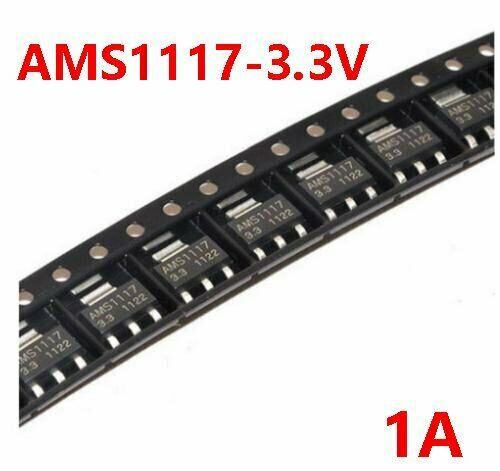 Ship Today 10Pcs AMS1117 LM1117 3.3V 1A SOT-223 Voltage Regulator NT00206 NEW