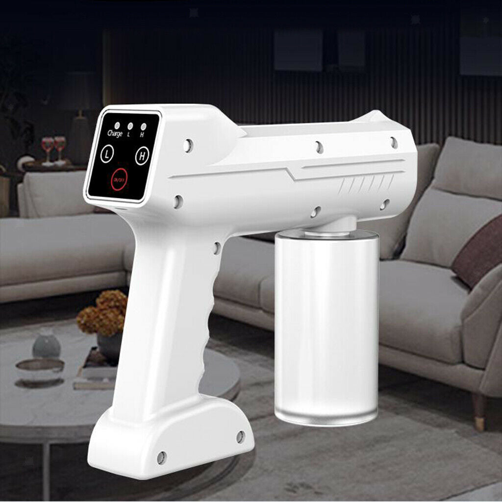 USB Rechargeable Nano Blue Light Steam Spray Disinfection Sprayer Gun 300ml