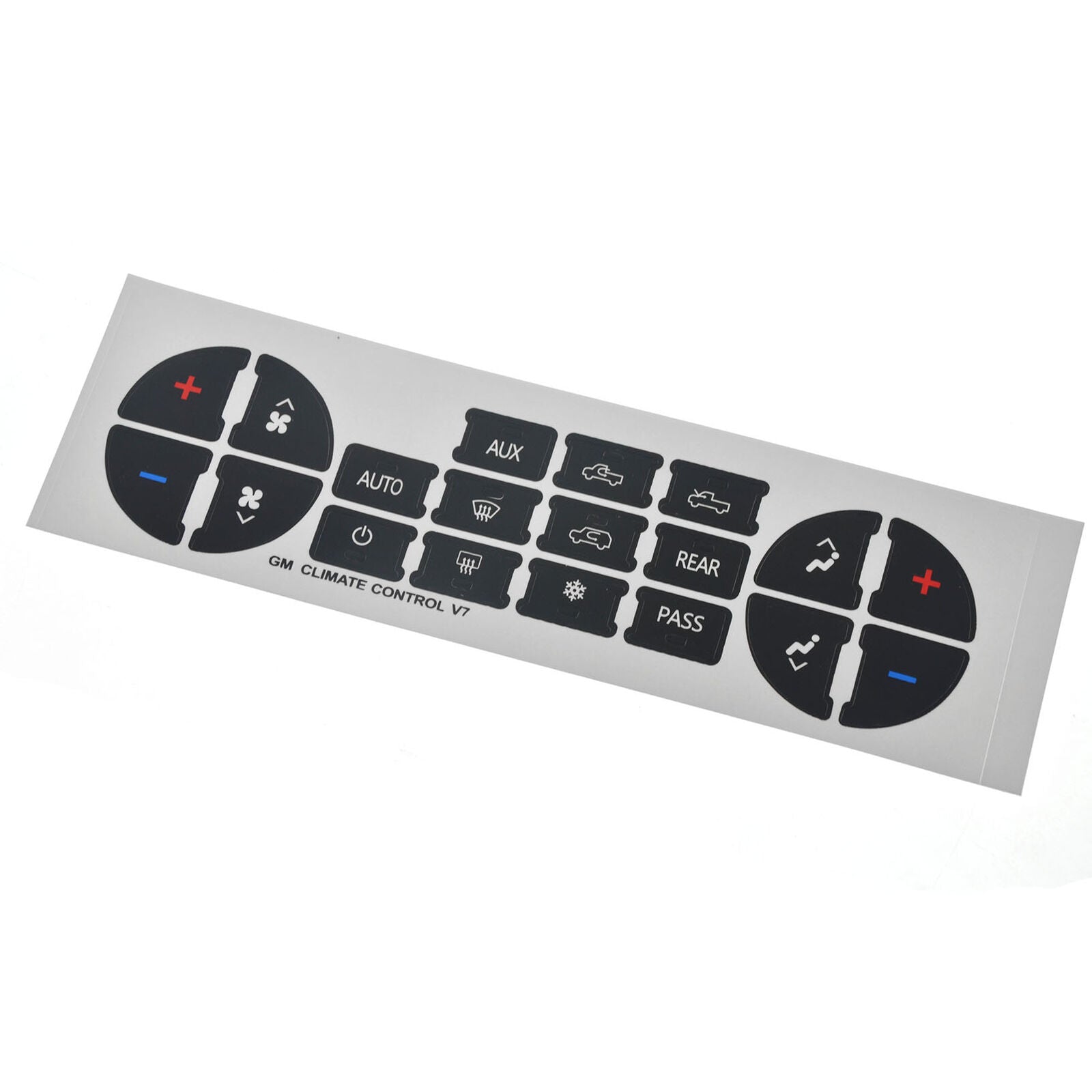 For GM GMC Car Interior Radio+ A/C Climate Control Button Repair Decals Stickers