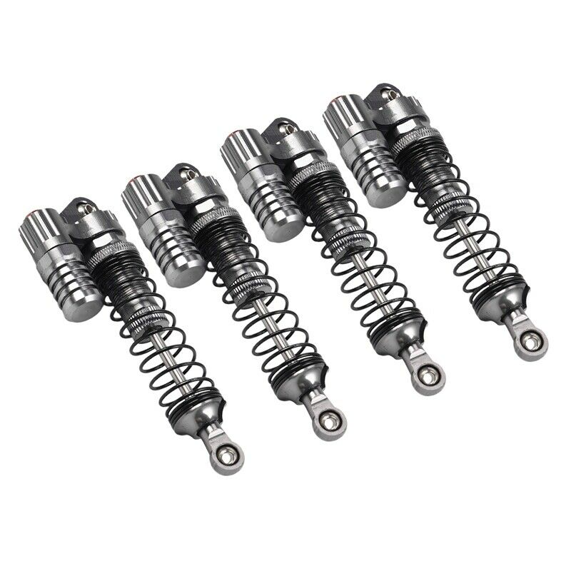 4Pcs Aluminium Alloy 90Mm Absorber Shocks For 1/10 Scale Rc Rock Clers Axial SU7