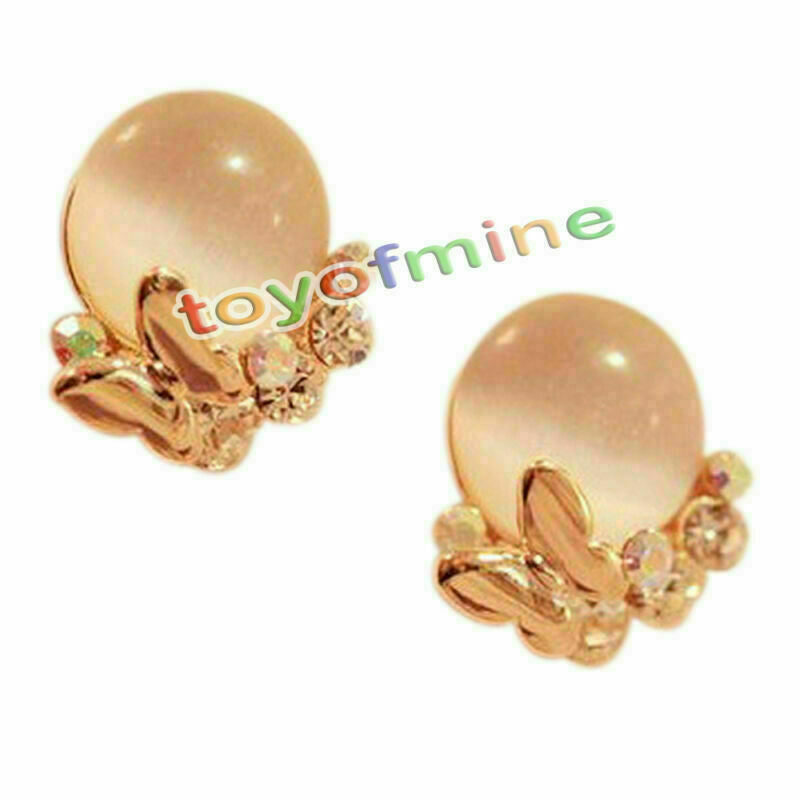 New Fashion Korean Stylish Princess Opal Butterfly Earrings Earring Best-selling