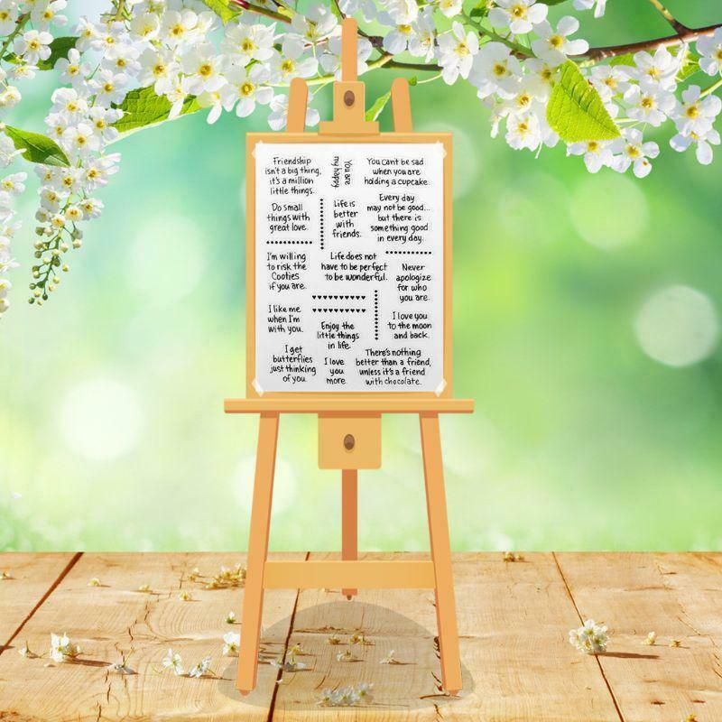 Nice DIY Silicone Clear Stamp Cling Seal Scrapbook Embossing Album Decor Craft