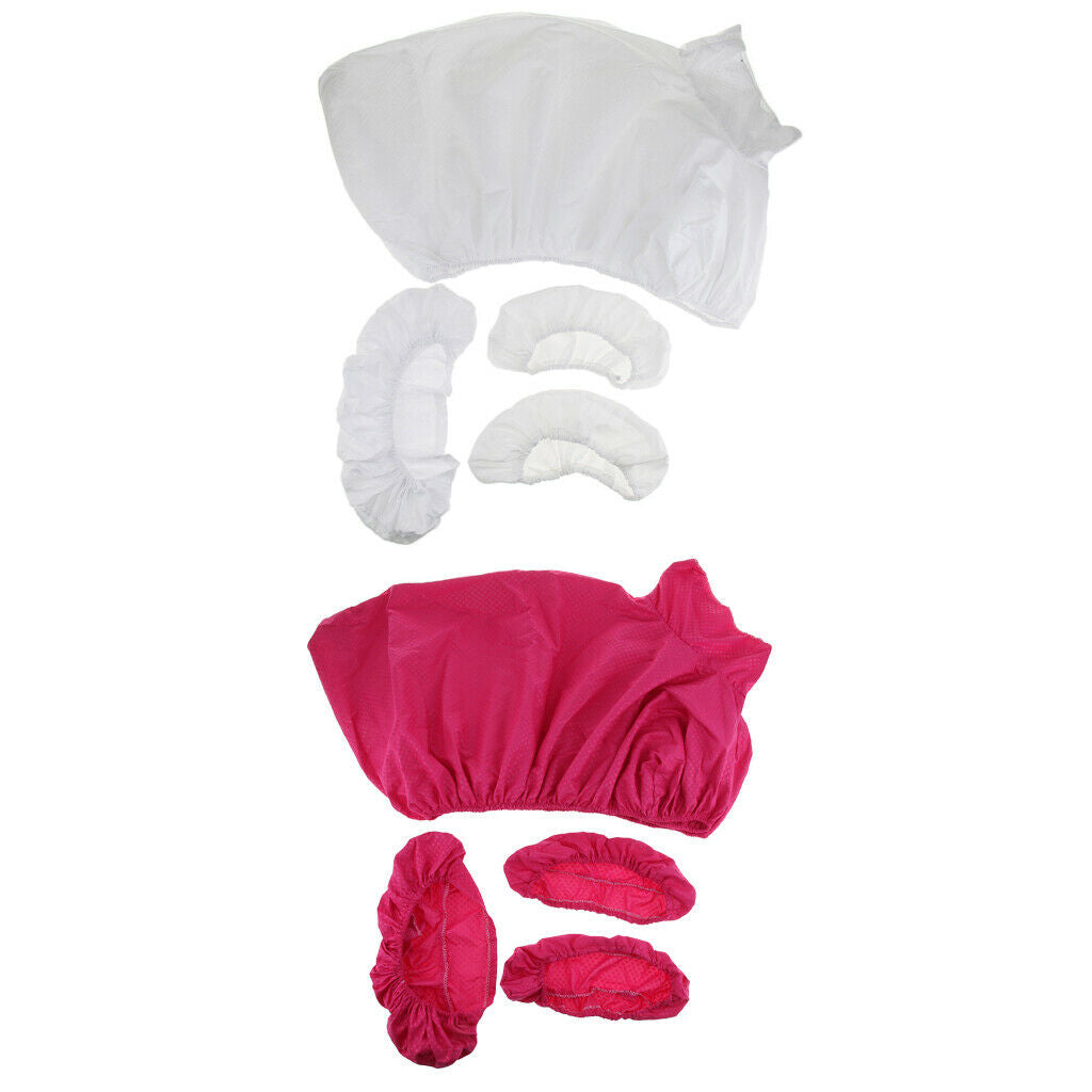 8PCS Acupuncture Massage Table Bed Fitted Pad Face Cradle Hand Pillow Covers