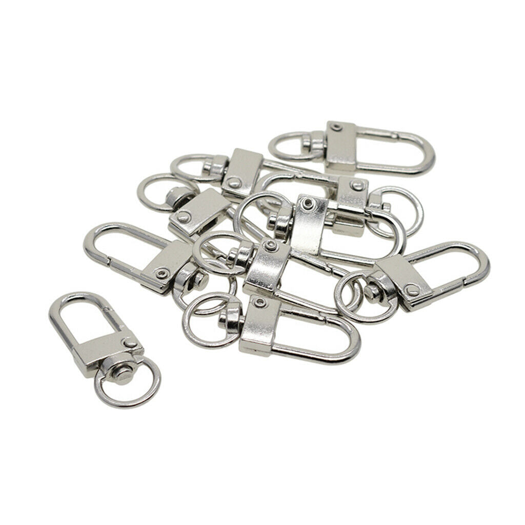 10 Pieces Metal  Locks Lanyard Snap Hook Lobster Claw Lock