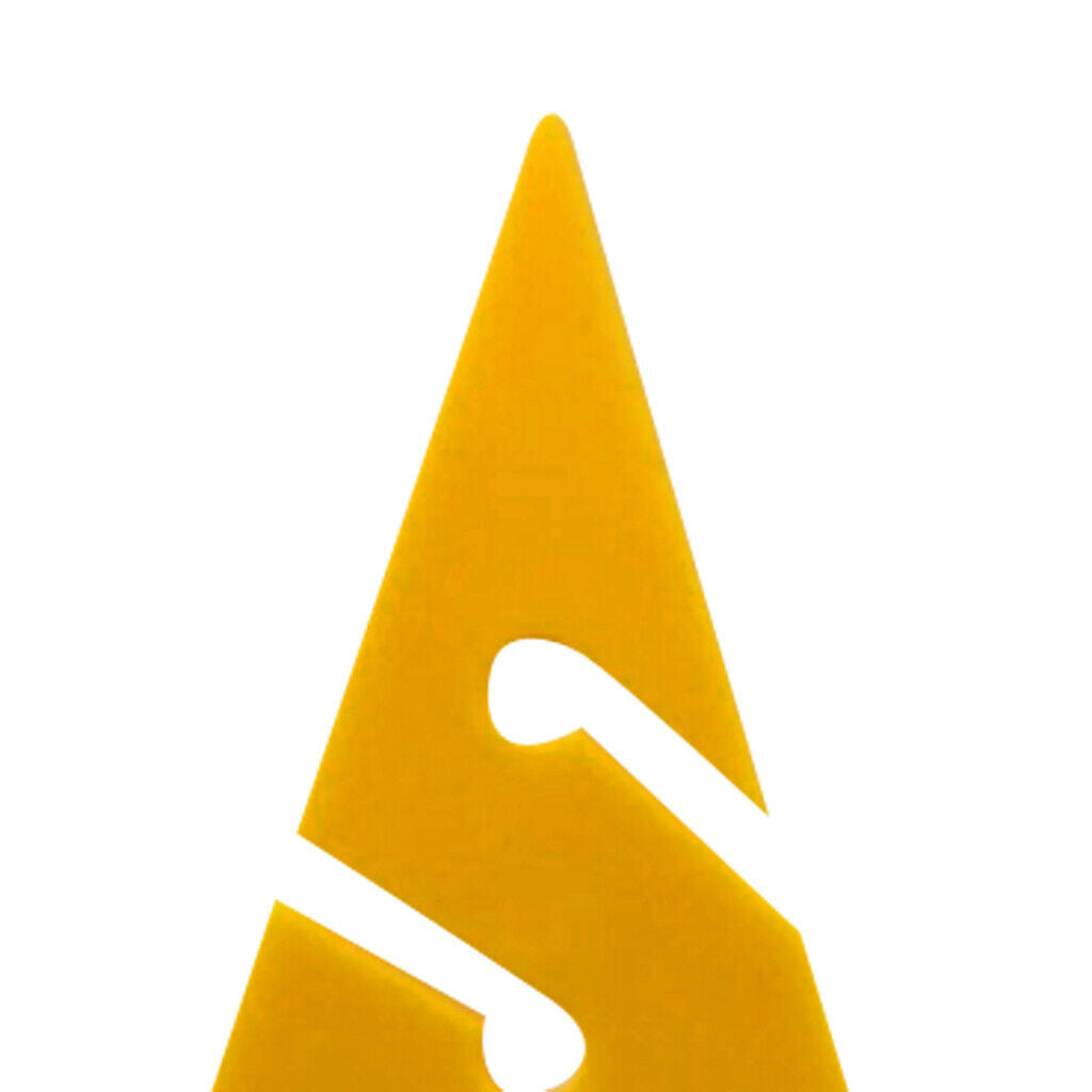 10 Pieces Triangle Shaped PVC Safety Line Rope Arrow Markers Accessories for