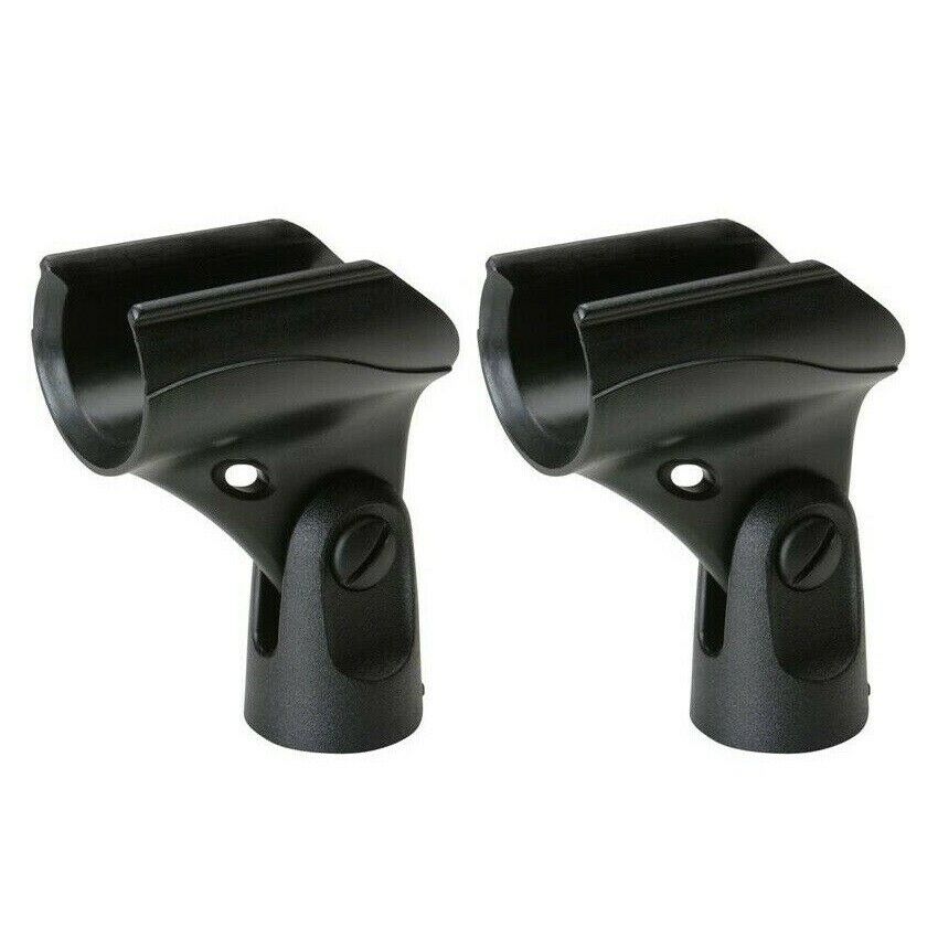 A25D SM48 Microphone Clip Stand Clamp fits Shure Wired Mics SM58 Beta58 PG2 2PCS