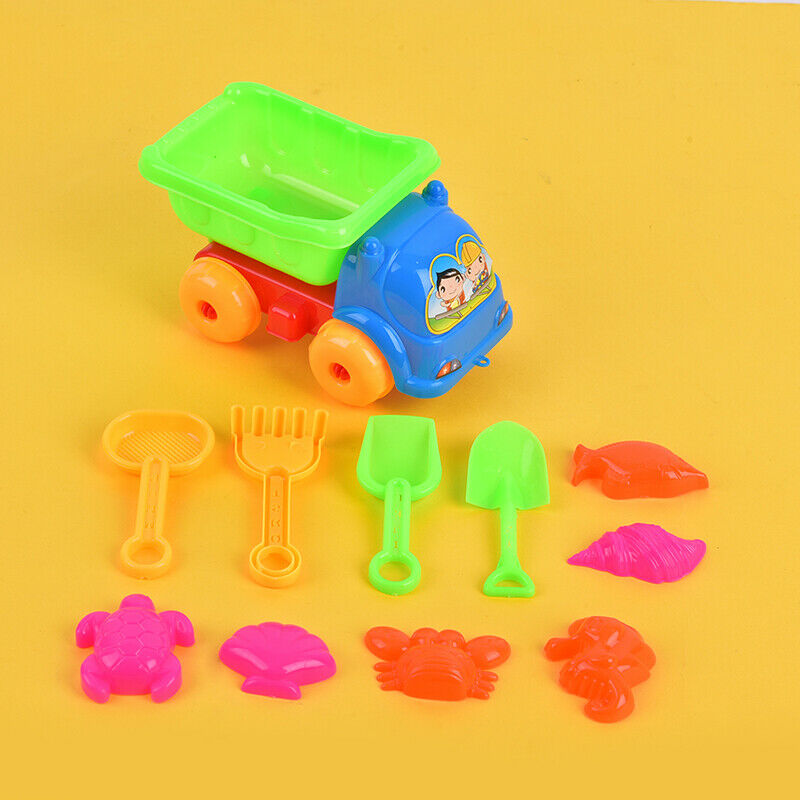 New 11 Pieces Set Small Beach Toys Summer Play house car Kids Baby Child .l8