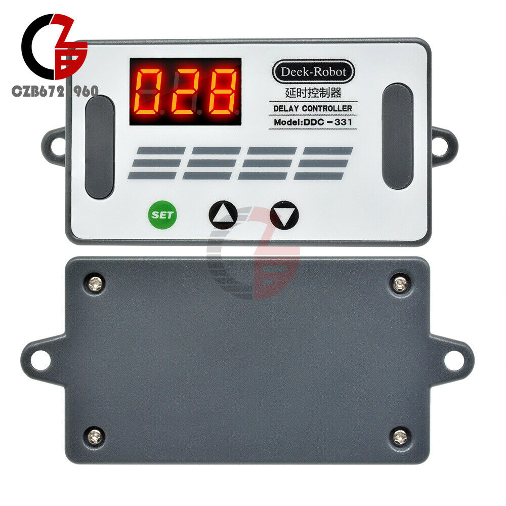 DC 12V 50mA DDC-331 Digital Display Delay Relay Controller PNP Sensor PLC Signal