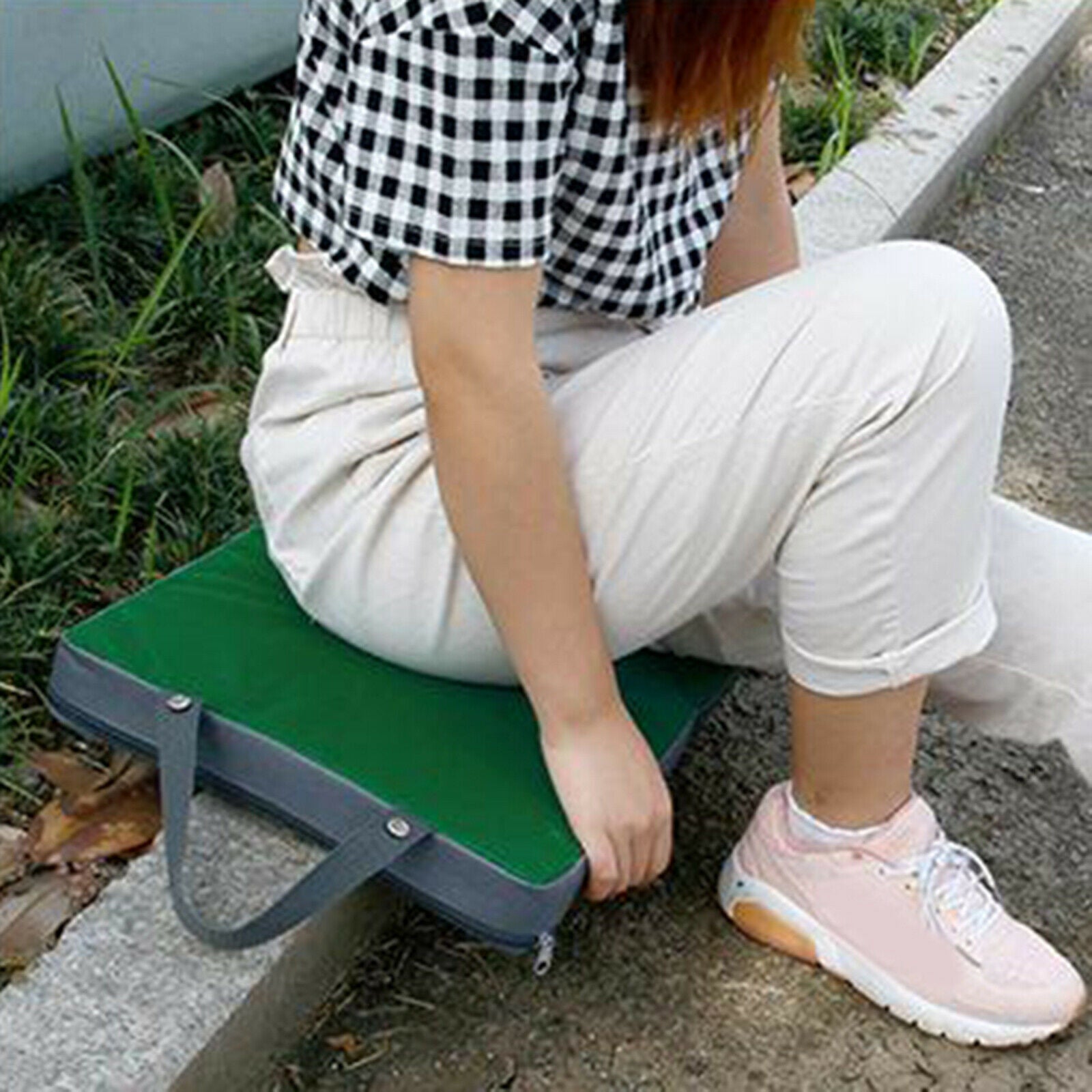Lightweight Gardening Knee Pad, Folding Memory Foam Kneeling Mat,Thick Garden