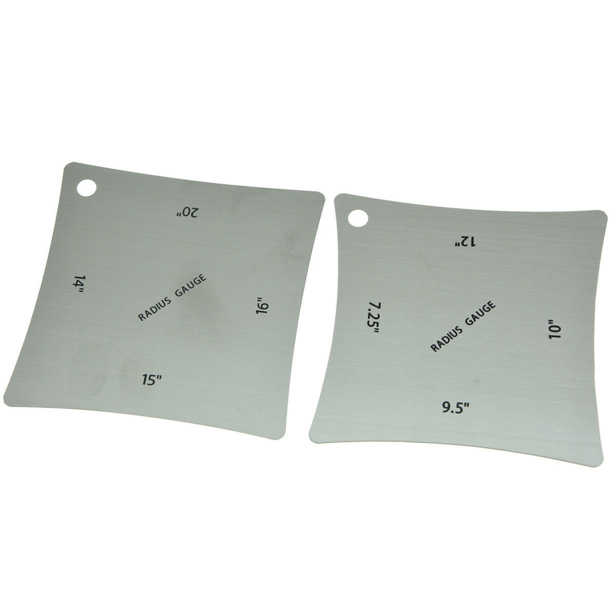 Stainless Steel Smooth Guitar Fingerboard Fretboard Radius Gauge Measuring Tool