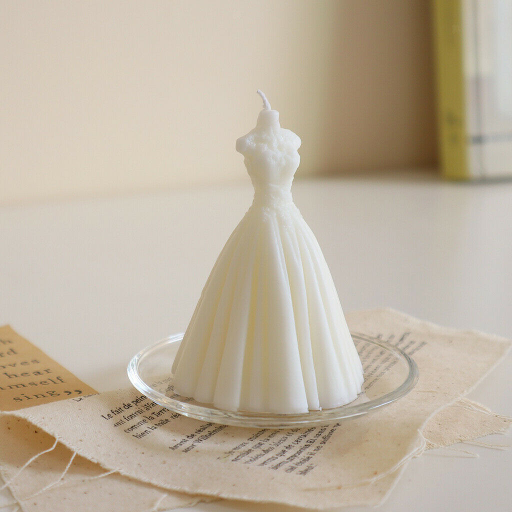 Scented Candle Wedding Bride Dress Fragrance Candles Home Bedroom Decor