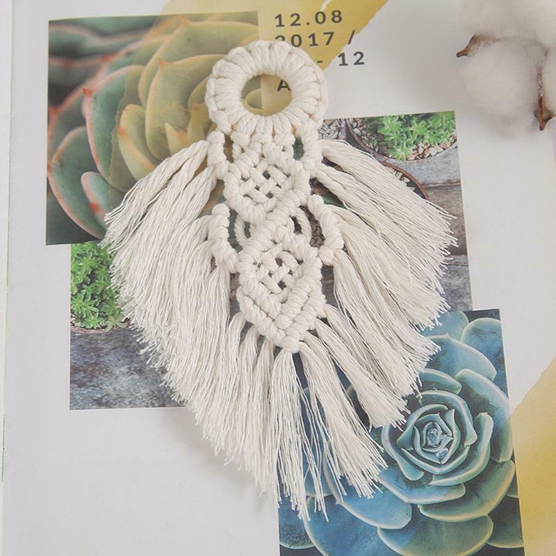 Home Decoration Door Handle Swing Rope Handmade Weaving Ornament