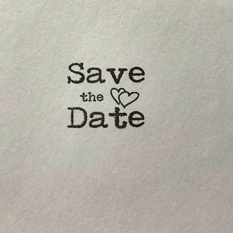 Save the Date Silicone Clear Seal Stamp DIY Scrapbooking Embossing Photo Album