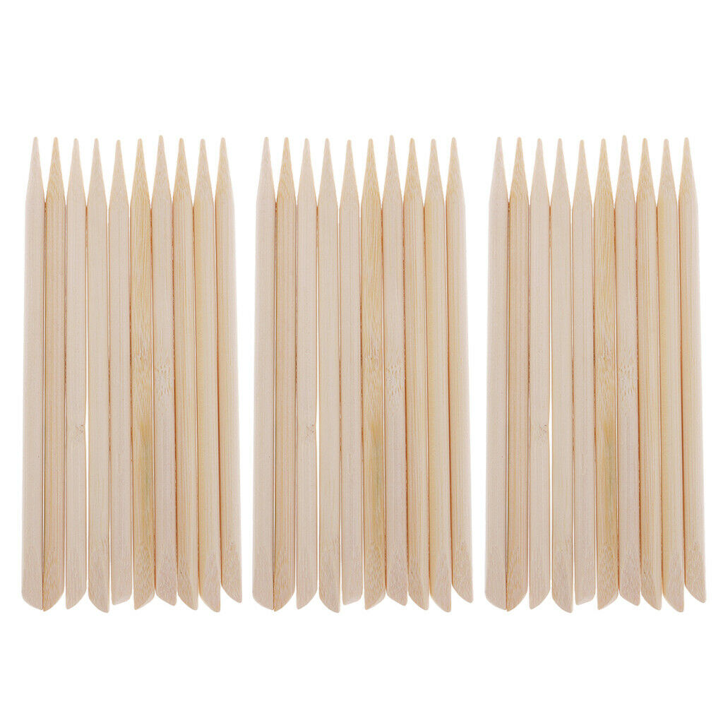 30x Wooden Stylus Brush Wood Scratch Sticks Accessories Scratch Art Surfaces
