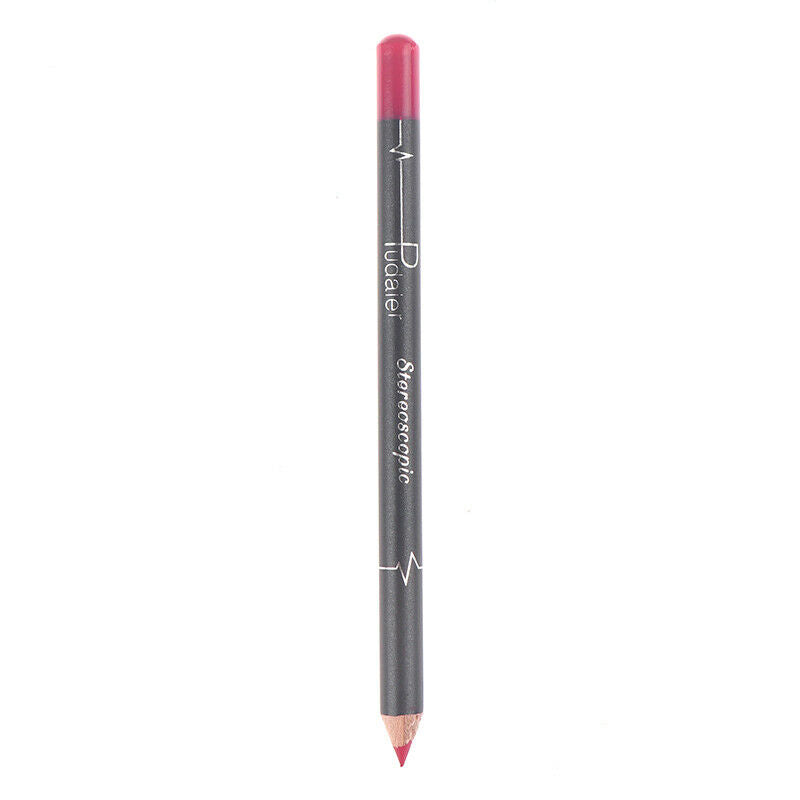 12pcs set Lip Pencils Matte Lipliner Waterproof Smooth Colorful Lipstick PenBDA