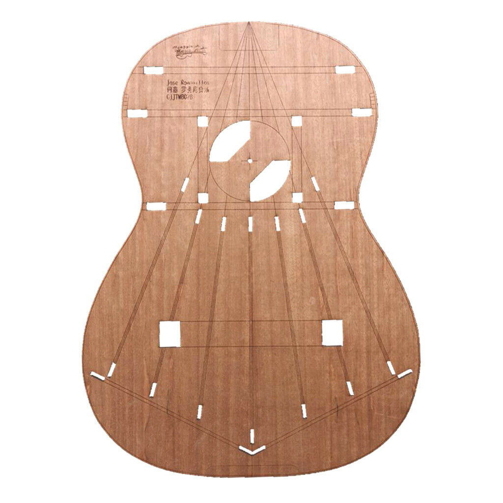 Wooden Guitar Template DIY Classical Guitar Body Part Accs for Jose Romanios