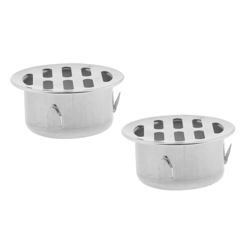 2x Stainless Roof Balcony Anti-Clogging Floor Drain Anti-Odor Floor Drain