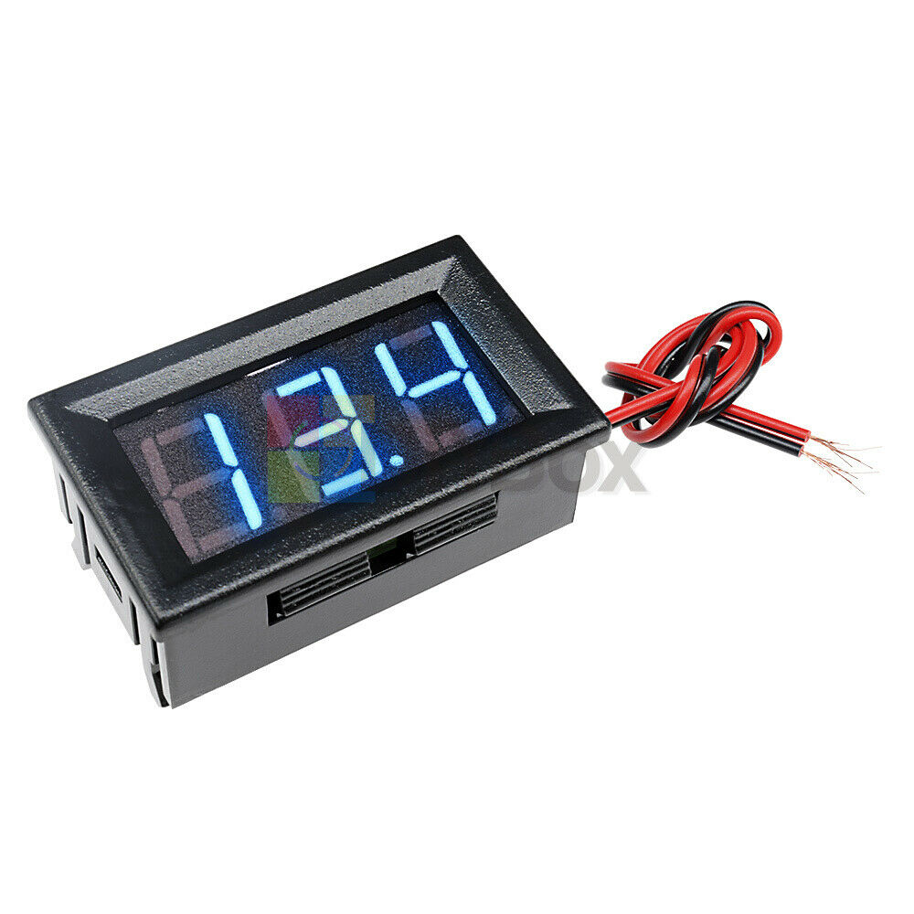 0.56" DC 5-30V Voltmeter LED Panel Digital Display Mini Volt Voltage Meter Blue