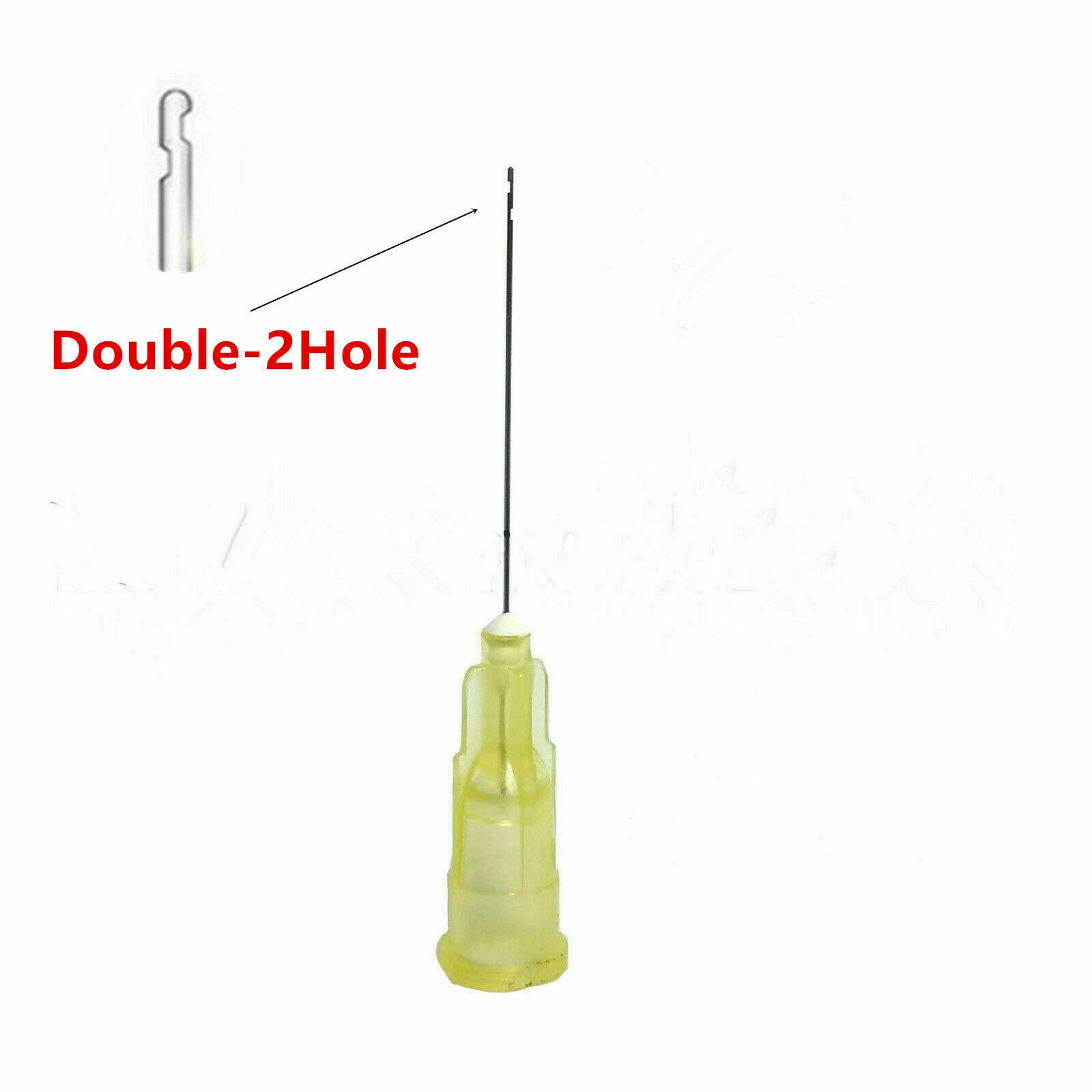 500pcs Dental Disposable Syringe Tips 30G Endo Irrigation Needle 2 Side Holes