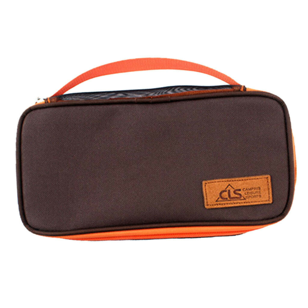 Cutlery Storage Bag Zipper Organizer for Camping, Travel, Office, Family BBQ,