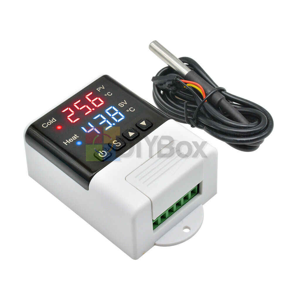 Dual LED Red+Blue Temperature Controller Thermostat DTC2210 Digital AC110V-220V