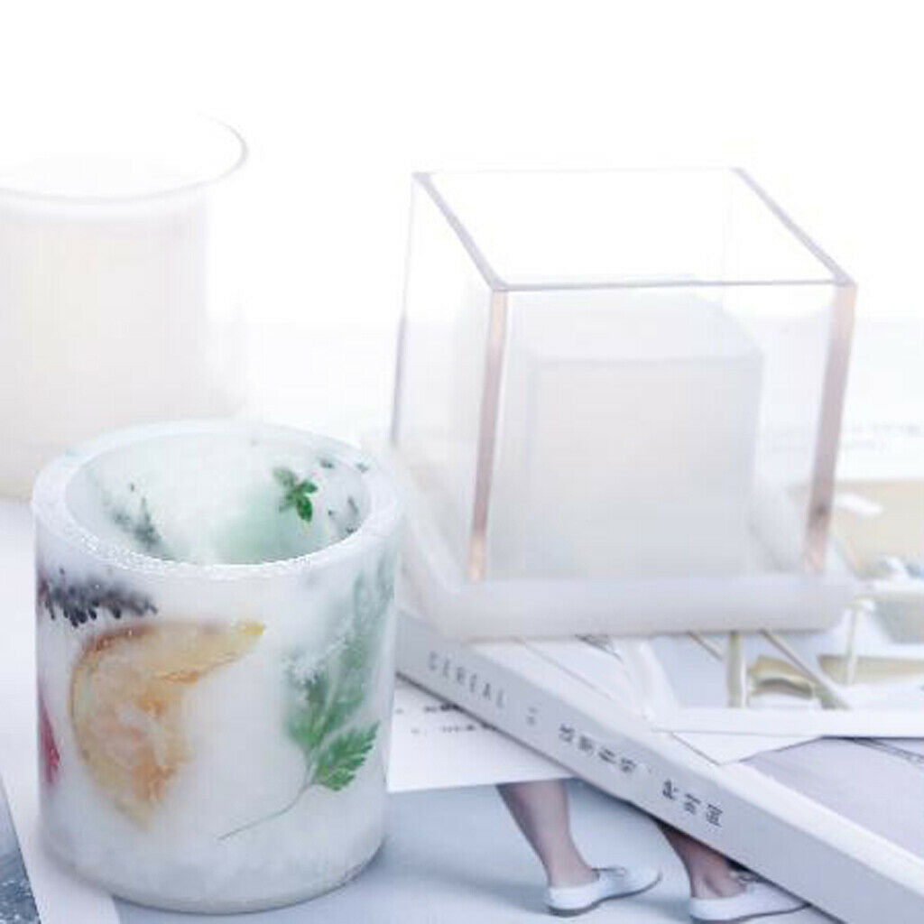 Plastic Square Tube Shape Candle Making Mould Candle Mold for Handmade Craft