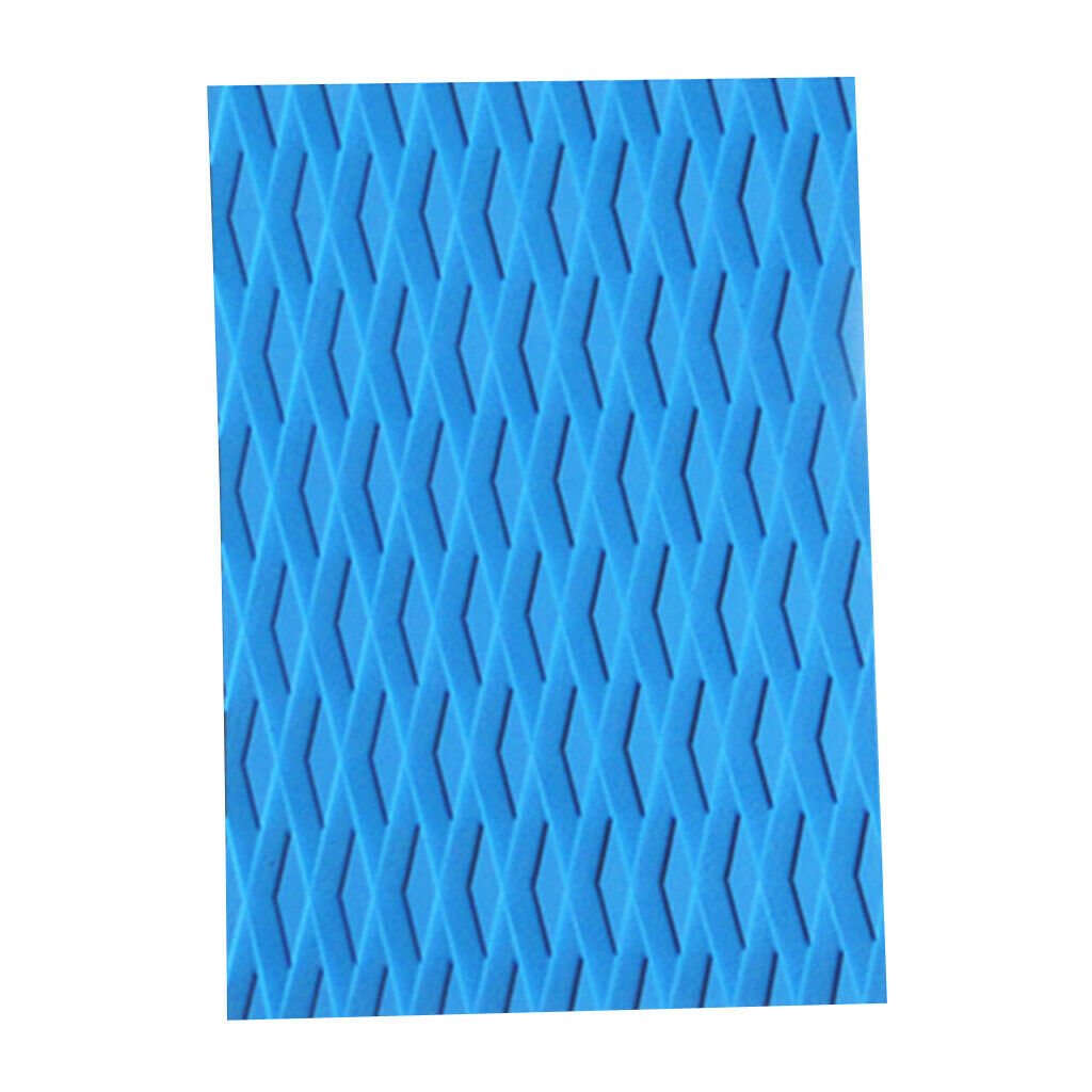 2pcs Traction Surfing Pad Mat Surf AccessoriesSurf Boat Tail Pad Black/Blue