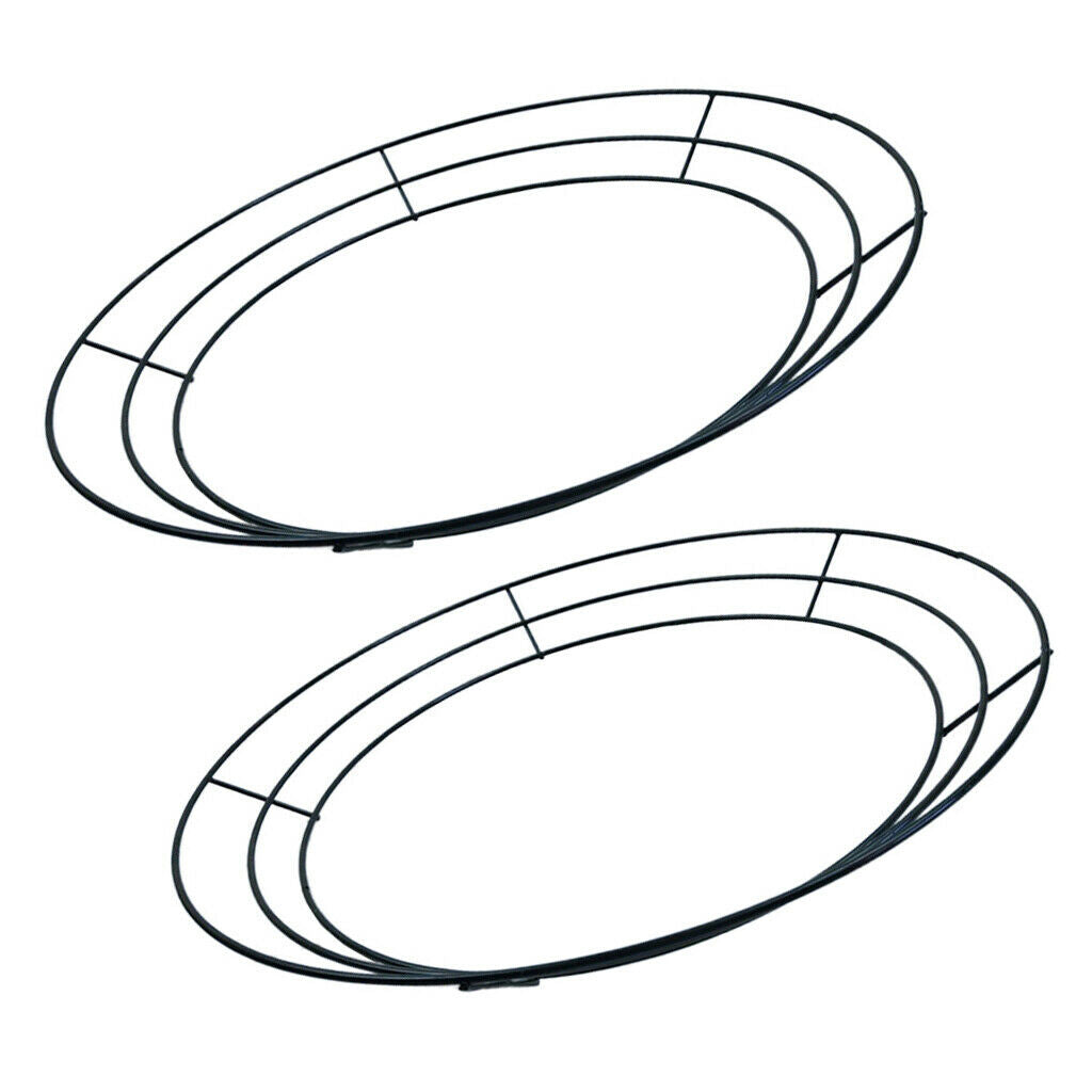 2x12" Wire Wreath for Christmas Wedding Holidays Valentines Garden Party Decor