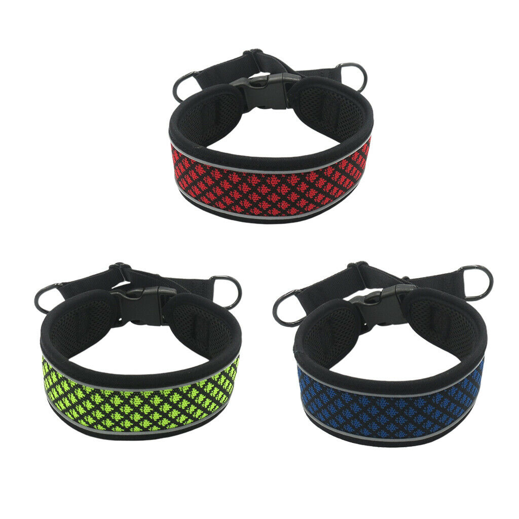 Reflective Pet Collar Adjustable Dog Puppy Collar For Small Medium Dog Red