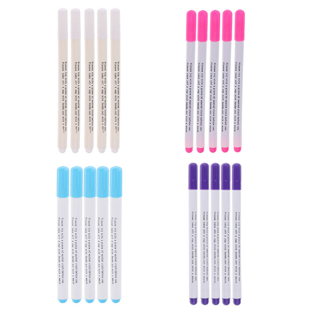 Air Water Soluble Pen Cloth Marker Temporary Marking Craft Embroidery Purple