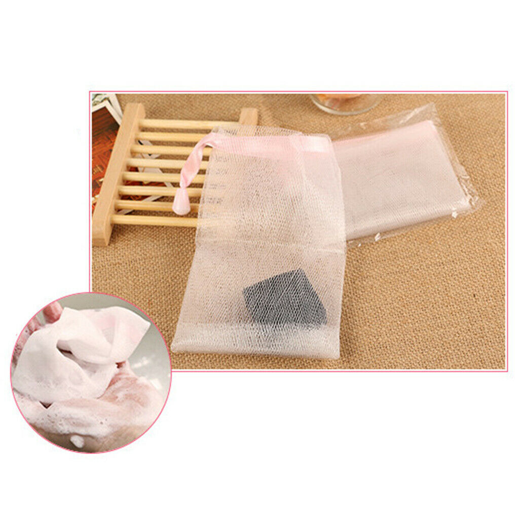 20pcs Soap Saver Bag Suds Bubbles Maker Sack Sock