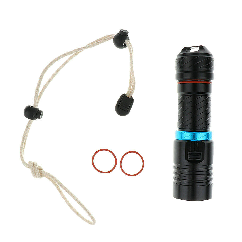 100m Diving LED Torch XML L2 1000 Lumens Waterproof LED Flashlight Portable