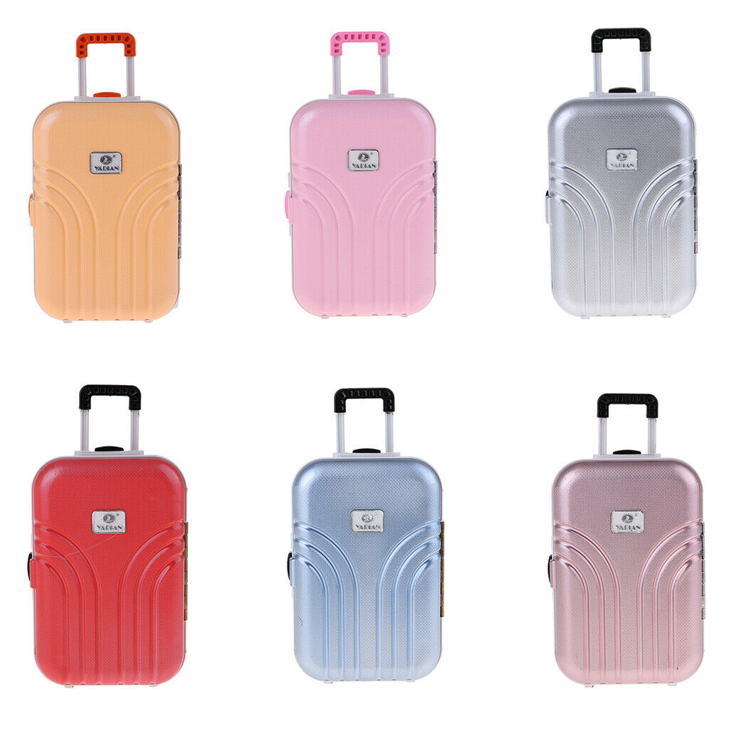 Ballerina Music Box Suitcase Shaped Mechanism Musical Box Gift Orange
